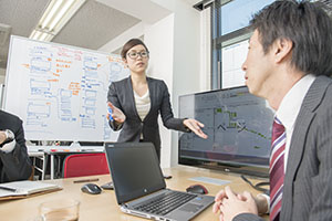 チームでの議論の様子